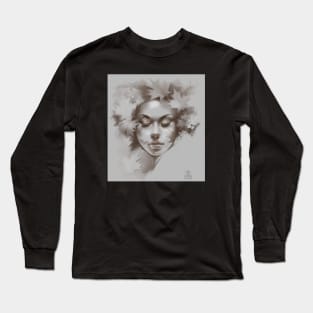 Maple Head Portrait #2 Long Sleeve T-Shirt